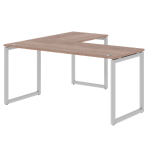 Письменный стол угловой правый XTEN-Q Дуб-сонома- серебро XQCT 1615 (R) (1600х1500х750) в Красноярске