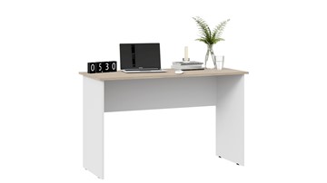 Офисный стол Тип 14, 1200 (Дуб Сонома/Белый Ясень) в Норильске