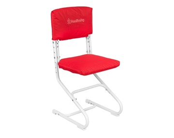 Чехлы на спинку и сиденье стула СУТ.01.040-01 Красный, ткань Оксфорд в Норильске