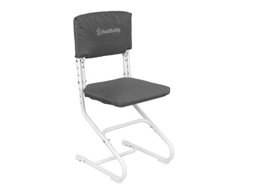 Комплект чехлов на спинку и сиденье стула СУТ.01.040-01 Серый, ткань Оксфорд в Норильске