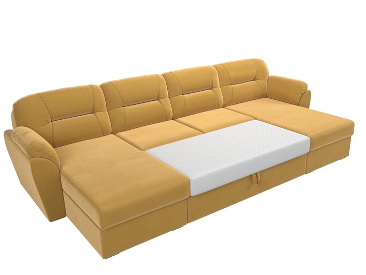 П-образный диван Бостон, Желтый (микровельвет) в Норильске - изображение 8