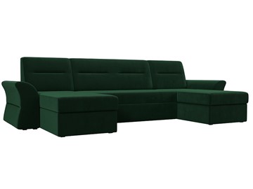 П-образный диван Клайд, Зеленый (Велюр) в Норильске