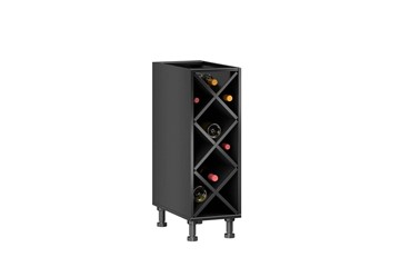 Тумба кухонная винная Мокка ЛД 270.070, цвет черный в Норильске