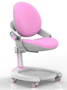 Кресло детское Mealux ZMAX-15 Plus, Y-710 PN, белый металл, обивка розовая однотонная в Красноярске