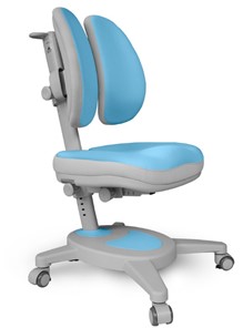 Кресло Mealux Onyx Duo (Y-115) BLG, голубой + серый в Норильске