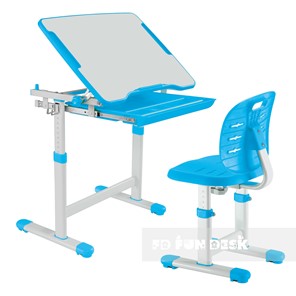 Растущий стол и стул Piccolino III Blue в Норильске