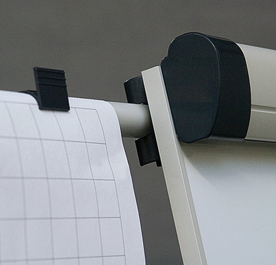 Магнитно-маркерная доска-флипчарт 2х3, TF02/2011, 70x100 см, передвижная, держатели для бумаги в Норильске - изображение 4