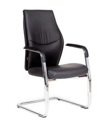 Кресло офисное CHAIRMAN Vista V Экокожа премиум черная в Норильске - изображение