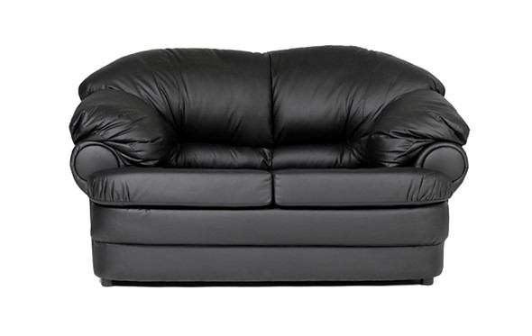 Прямой диван Релакс двухместный, экокожа в Норильске - изображение