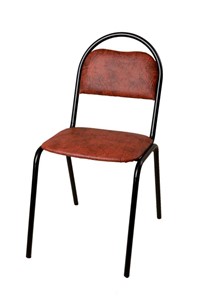 Офисный стул Стандарт СРП-033 Эмаль коричневый кожзам в Норильске